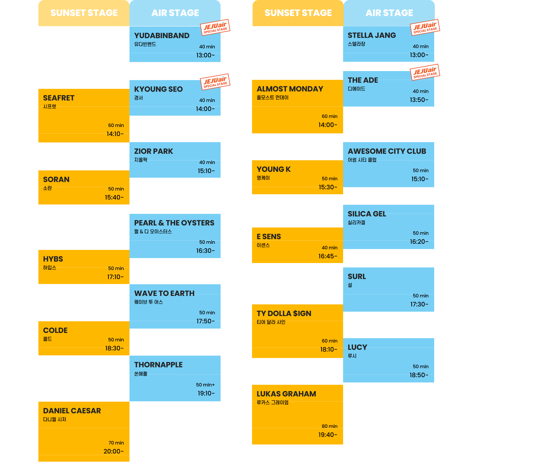timetable